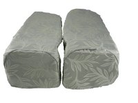 View Item Leaf Design Pair of Arm Caps (Green)